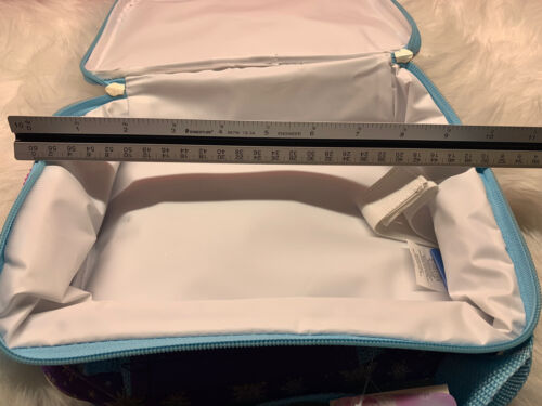 FROZEN ELSA,ANNA, AND OLAF PURPLE INSULATED LUNCH BAG LUNCHBOX-BRAND NEW! - Picture 2 of 3