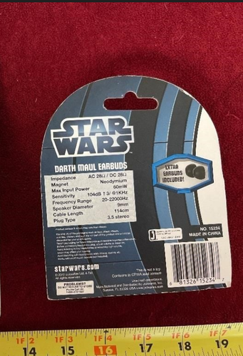 NUOVI AURICOLARI STAR WARS #F01-62 - Foto 2 di 2