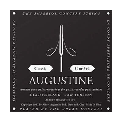 Augustine A3 Classic Black Einzelsaite - G/3rd