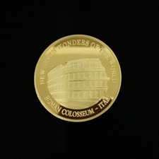 Seven Wonders Of The World Commemorative Coin Collectible Gift Him/Her UK Sell