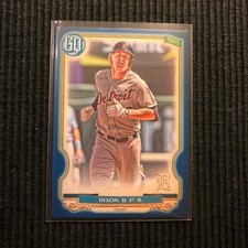 2020 TOPPS GYPSY QUEEN #182 BRANDON DIXON *INDIGO BORDER #105/250*  TIGERS