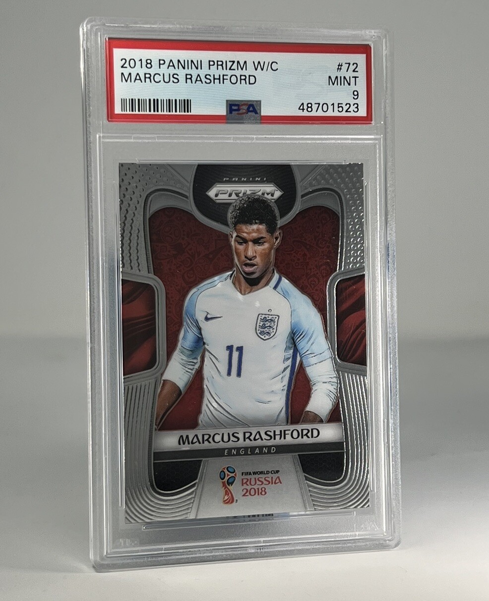Marcus Rashford 2018 Panini Prizm World Cup #73 PSA 9 England