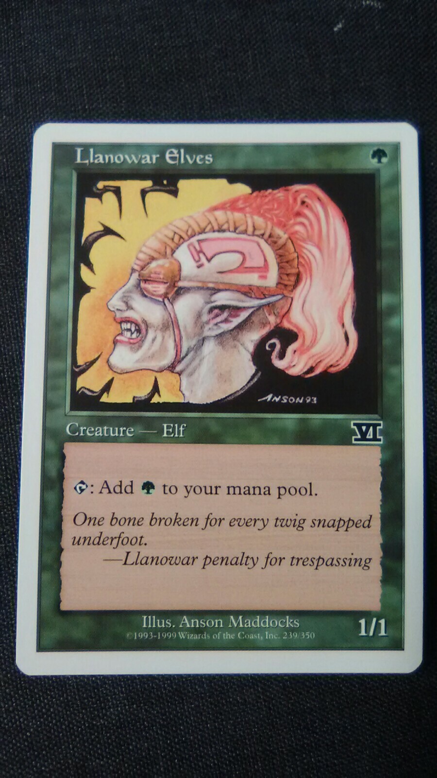 MtG Starter 2000 Llanowar Elves NM Magic the Gathering eBay