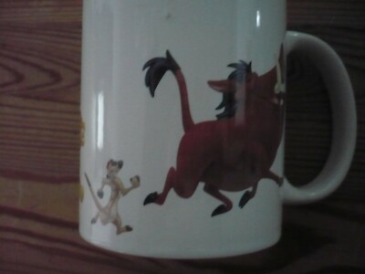 Disney Tasse '' Timo / Pumba/Simba    ''   Neu / Unbenutzt Sammlung - Auflösung