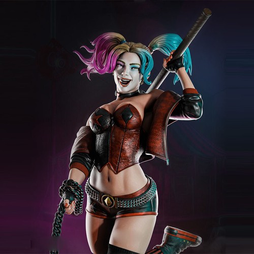 1/6 35cm Harley Quinn 3D print figure Model Kit Unpainted Unassembled Garage Kit - Picture 3 of 5