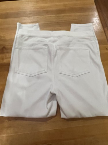 SPANX Pull On weiße Slim Jeans Style Hose Damen Größe XL