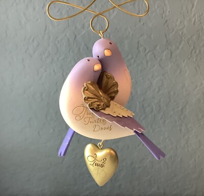 2012 Hallmark Two Turtle Doves Twelve Days of Christmas 2nd Series MIB