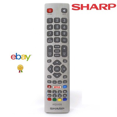 Original Original TV Fernbedienung für Sharp Aquos LC-49CFG6001K Ultra LCD LED
