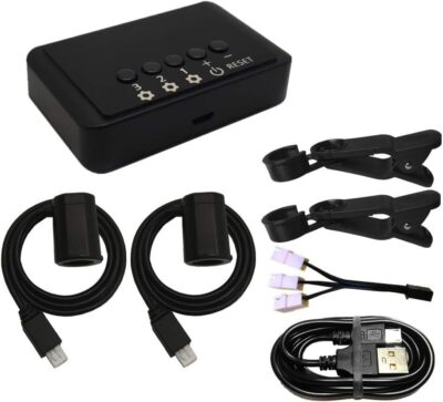 Black Portable Auto Clicker For Android Ios Adjustable Speed Screen Device