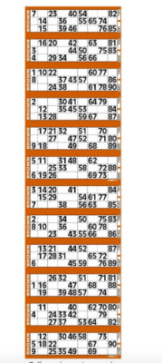6000 BINGO TICKETS 4 BLÖCKE À 1500 FLYER JUMBO MARKE 12TV QUICKIES SPECIALS