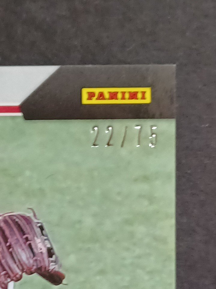 Juan Soto 2021 Panini Prizm Power Plaid 'd 22/75 Washington Nationals