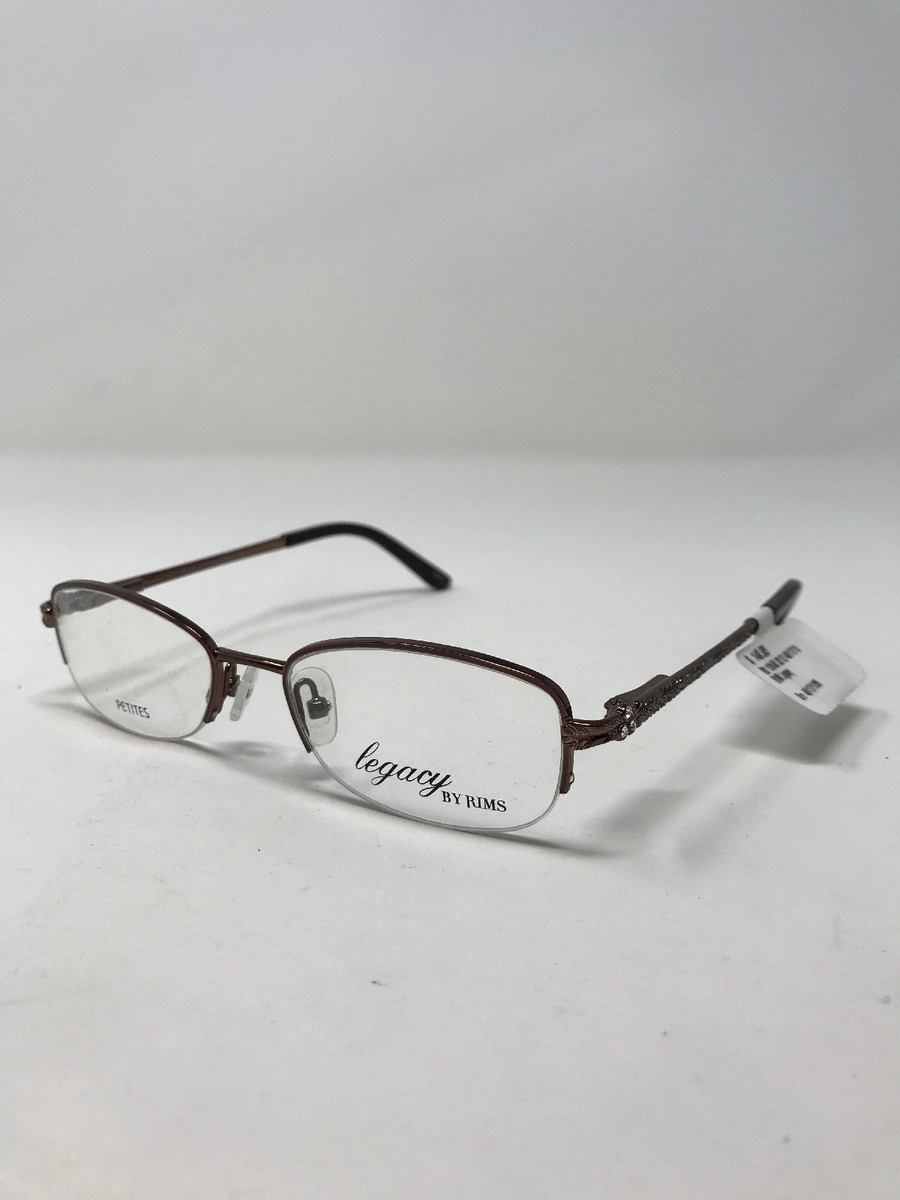 Rims Eyeglass Frames R31064B Bronze 48-17-135 Half Rim QX09