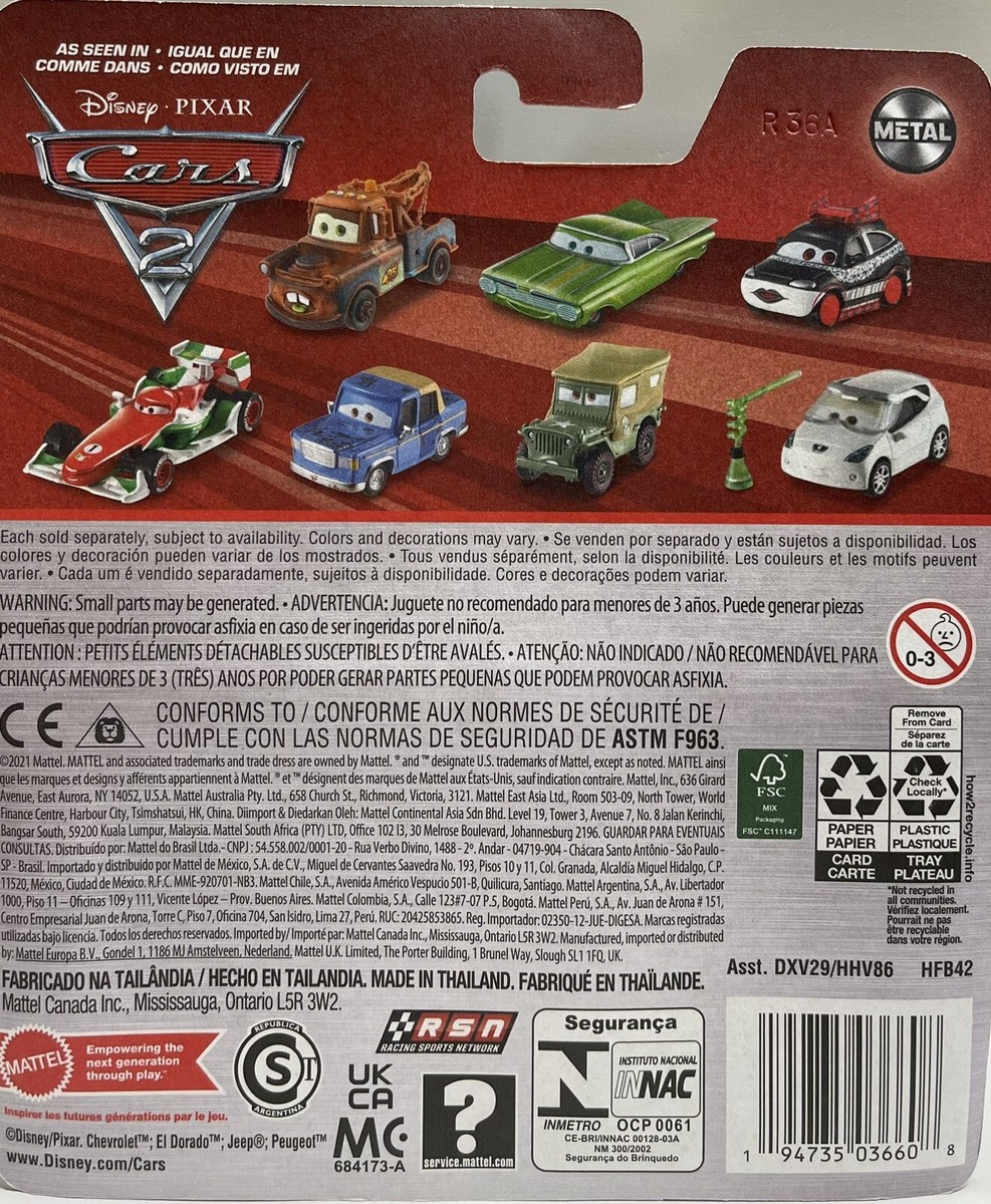 Disney Pixar Cars Diecast 1:55 2022 - NEW - Cars on the Road