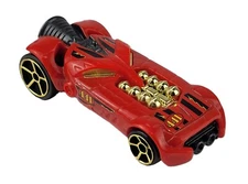 2009 McDonald's Hot Wheels • RocketFire • Red 1:64 Diecast Car Happy Meal Toy