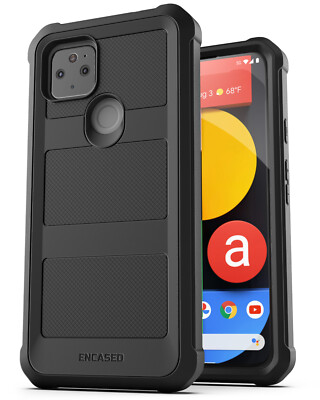 Google Pixel 5a 5G Case, Protective Rugged Full Body Phone Case