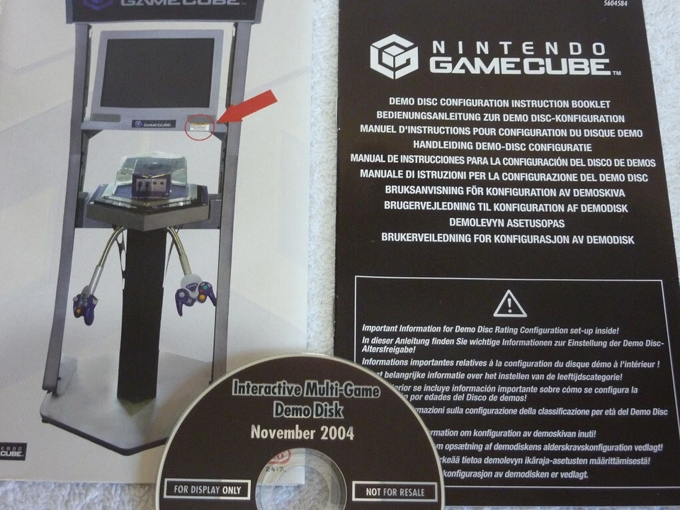 Nintendo GameCube Demo Interactive Multi-Game Nov 2004 - Not For Resale - PAL - Image 2 of 4