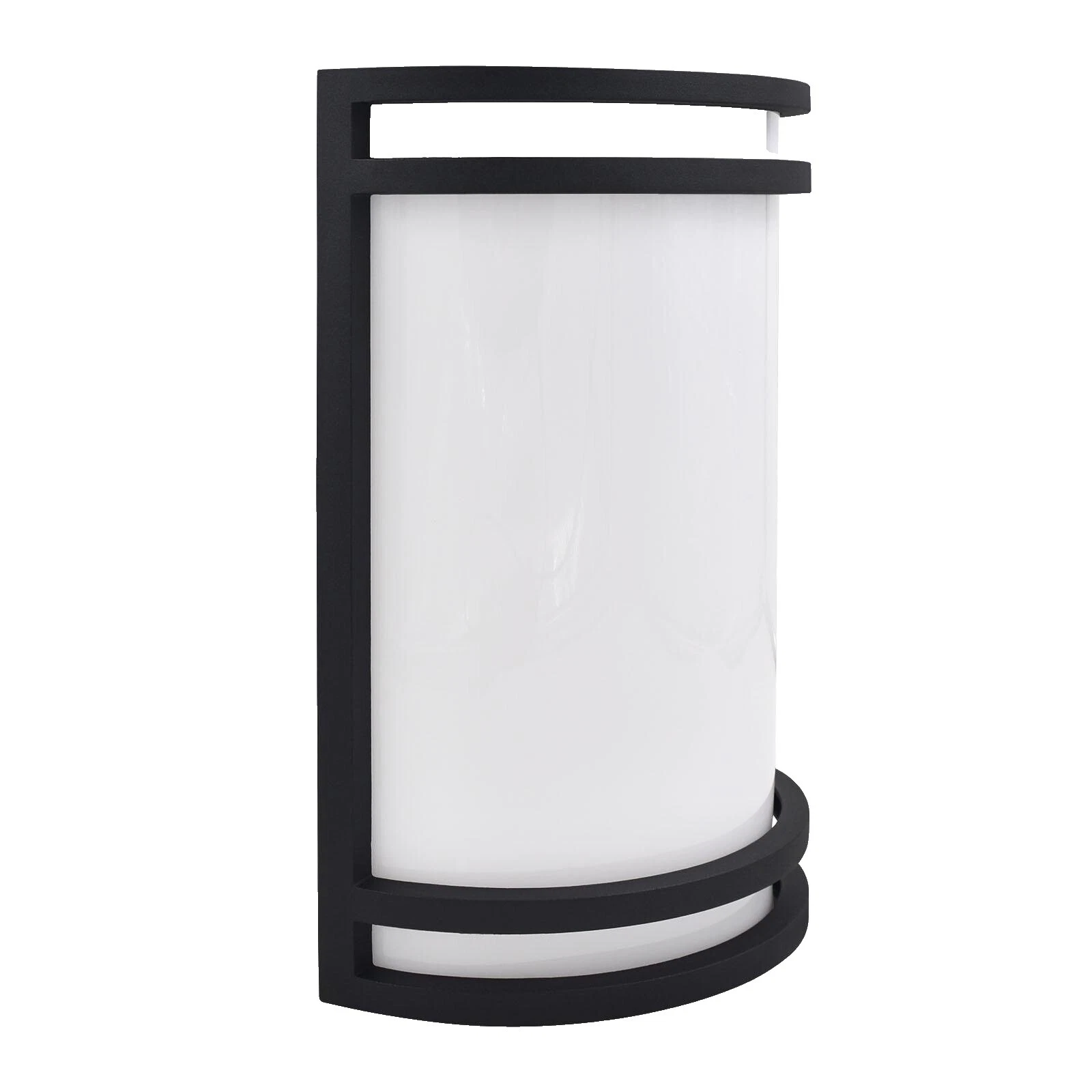 Accesorios de Iluminación de Pared Negro de Aluminio