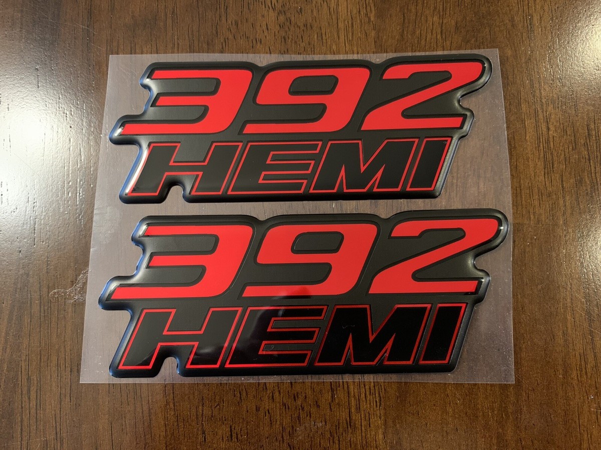 ◯● ３９２ＨＥＭＩページ●◯ 392 HEMI Badges (Pair) For Challenger/Charger/Durango/300