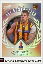 2013 Select AFL Prime All Australia Team Card AA11 Lance Franklin (Hawks)