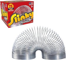 The Original Slinky Walking Spring Toy, Basket Stuffers, Metal Slinky, Fidget