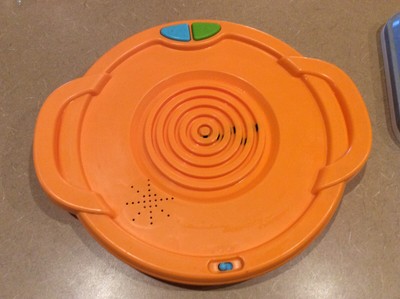 Fisher Price Servin Surprises Kitchen Table Orange Talking Tray