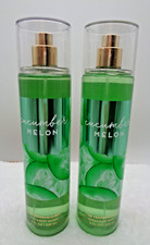 2 x Bath  Body Works CUCUMBER MELON Fine Fragrance Mist Spray 8 oz each