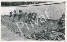 Photo WWII Wehrmacht Advance Balkan Cemetery Lesnovo Macedonia F1.29