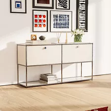 Classic Style Storage Cabinet Free-Standing Storge Organizer For Living Room