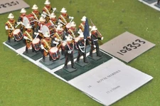 30mm modern / stadden - royal marine band 15 figs - (108353)