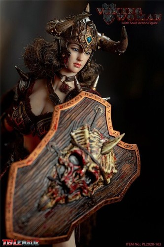 1/6 Scale TBLeague PHICEN Viking Woman Action Figure Soldier - Picture 11 of 13