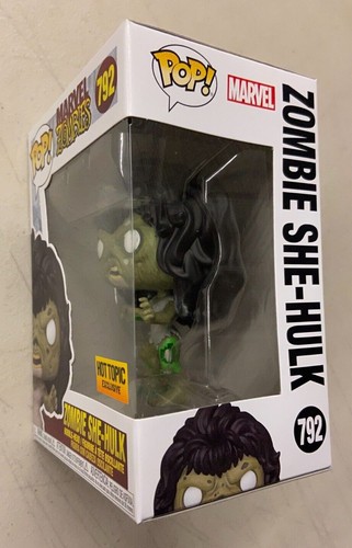 Funko Pop Marvel Zombies She Hulk #792 Hot Topic Exclusivo Sin usar y en caja - Imagen 3 de 8
