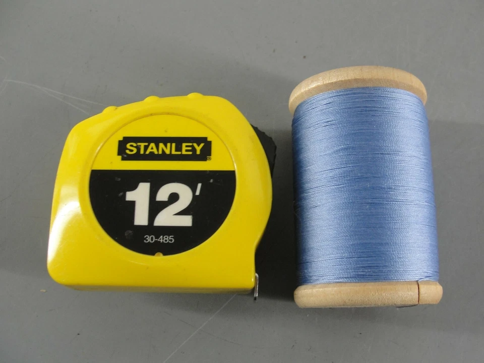 525 yd ANEFIL HEAVY DUTY BONDED NYLON THREAD AQUA TEAL BLUE SEWING CRAFT USA #69 - Image 4 of 4