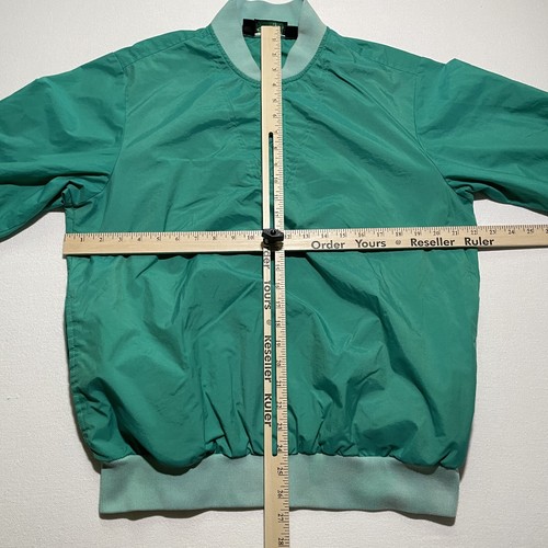 Vintage Abercrombie and Fitch Windbreaker Jacke Herren Medium Grün Pullover Golf - Bild 9 von 13