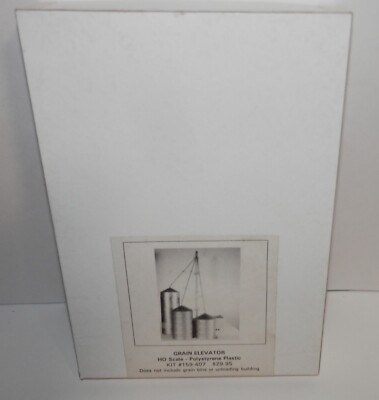 BH Models HO 1:87 Scale Grain Elevator Kit #159-407 NOS