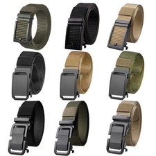 Men Casual Military Tactical Army Adjustable Quick Release Belts Pants Waistband