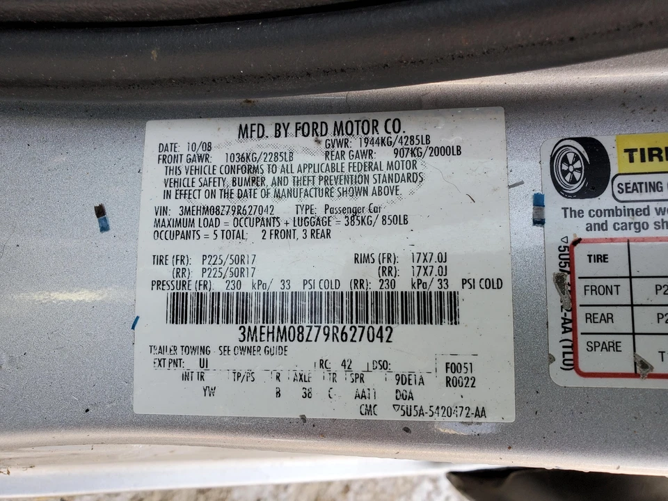 2007-2009 Mercury/Ford Milan/Fusion Automatic Transmission Foto 4 de 4