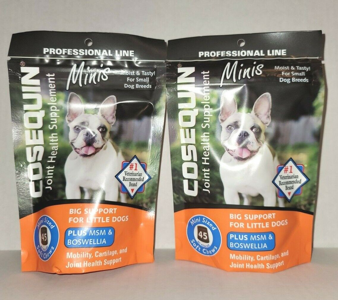 Cosequin Joint Health Minis - 90 Soft Chews + MSM & BOSWELLIA - Small Dogs