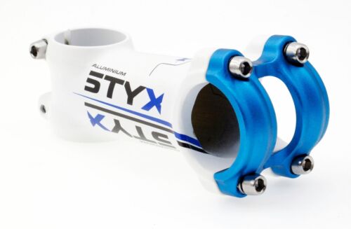 STYK Road Mountain 29er eBike MTB Bicycle Stem 5-Degree 31.8mm 100mm White&Blue - Picture 5 of 5