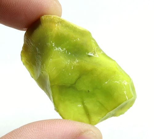 Natürlicher grüner Opal australischer ungeschliffener grober zertifizierter loser Edelstein 63,80 ct - Bild 7 von 9
