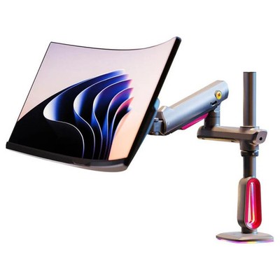 NORTH BAYOU L70 RGB Lighting Gaming Monitor Adjustable Arm Stand Curved Monitors
