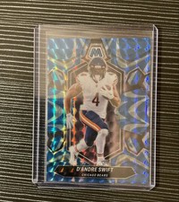 2024 Panini Mosaic - D'Andre Swift #37 Reactive Blue Mosaic Prizm