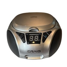 Craig CD6925 Portable Top-Loading Stereo CD Boombox with AM/FM Stereo Radio OH