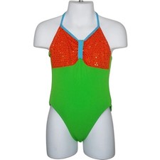 Heat Wave LEOTARD ONLY Child X-Small Jazz Tap Dance Costume Dancewear New