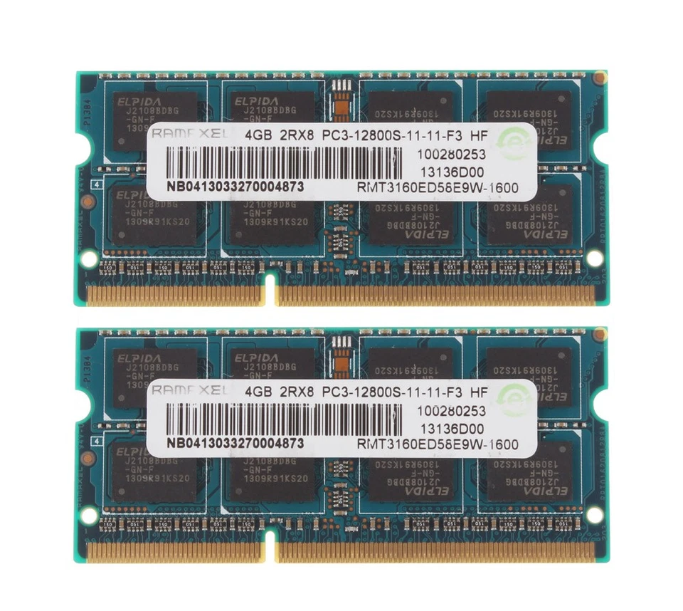 DDR3 204PIN Memory RAM 4GB 1600MHz SODIMM PC3-12800S Ramaxel Notebook PC12800 - Image 2 of 4