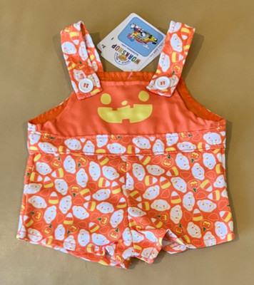 Build A Bear Hello Kitty Candy Corn Cinnamoroll Orange Halloween Overalls  NWT