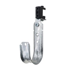 10 PCS 2 Inch Cable Support J Hook Beam Clamp Heavy Duty Metal Wire Hanger