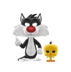 Funko POP! Camisetas Silvestre y Piolín [Flocked] con Camiseta XL Exclusiva Coleccionista Foto 3 de 3