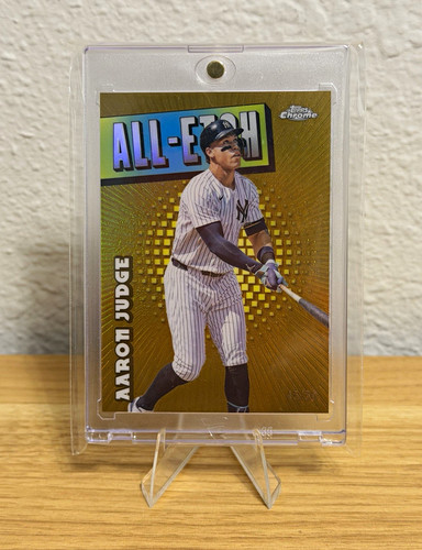 Aaron Judge [Gold] #CAE-2 2025 Topps Chrome All Etch card