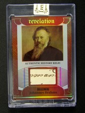 2025 Eternal Revelation Johannes Brahme History Relic /99