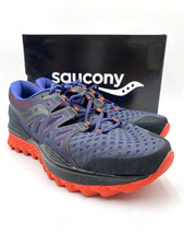 Saucony XODUS ISO 2 Men's NEW Trail-running Shoes Black/Orange US Size 9